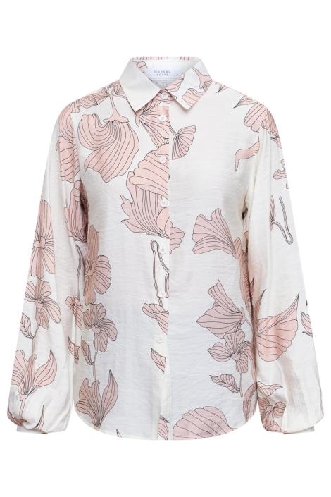 SisterS point beige dames blouse | Vooraanzicht