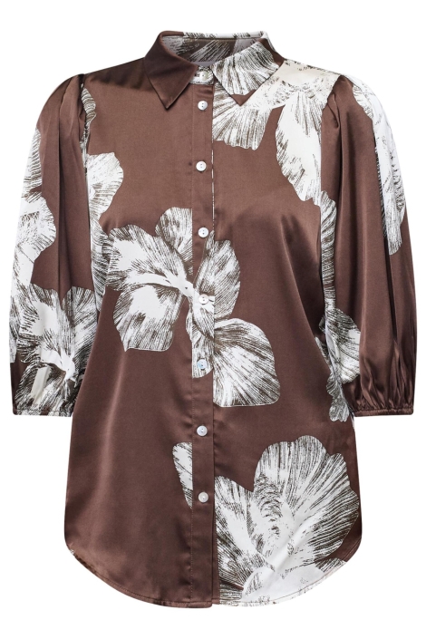 SisterS point bruine dames blouse | Vooraanzicht