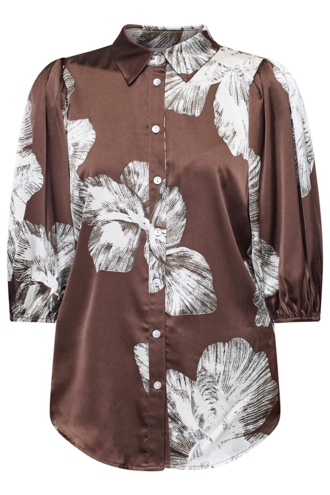 SisterS point bruine dames blouse | Vooraanzicht