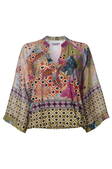 Tessa Koops Blouse SARA PRIMAVERA TOP 20161 3014 GREEN