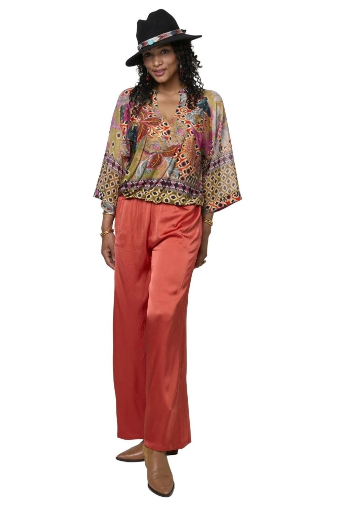 Tessa Koops multi color dames blouse | Model