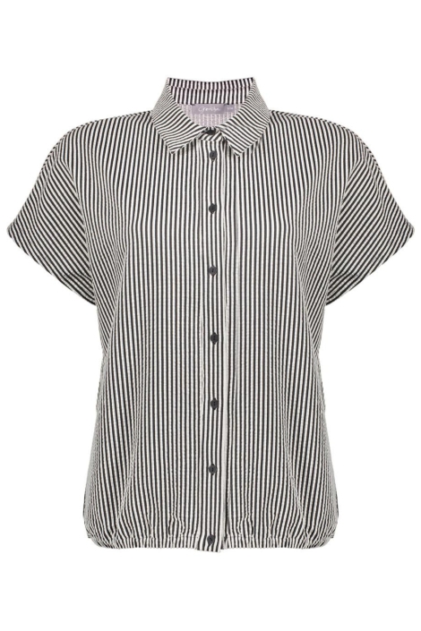 Geisha zwarte dames blouse | Kleurstaal