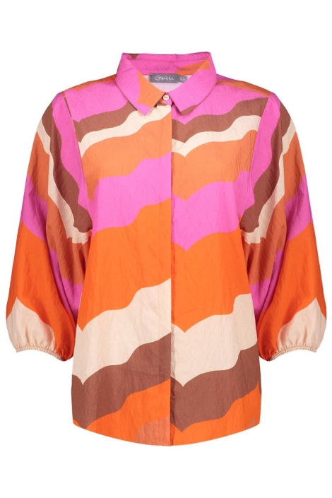 Geisha multi color dames blouse | Vooraanzicht