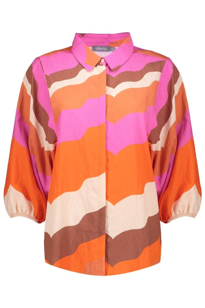 Geisha multi color dames blouse | Vooraanzicht