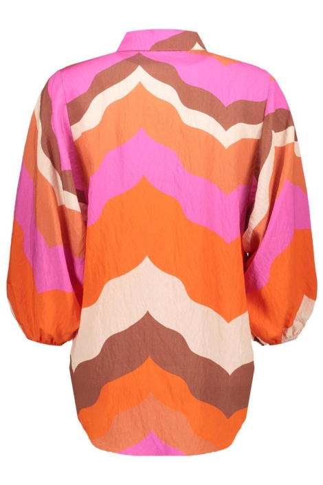 Geisha multi color dames blouse | Achteraanzicht