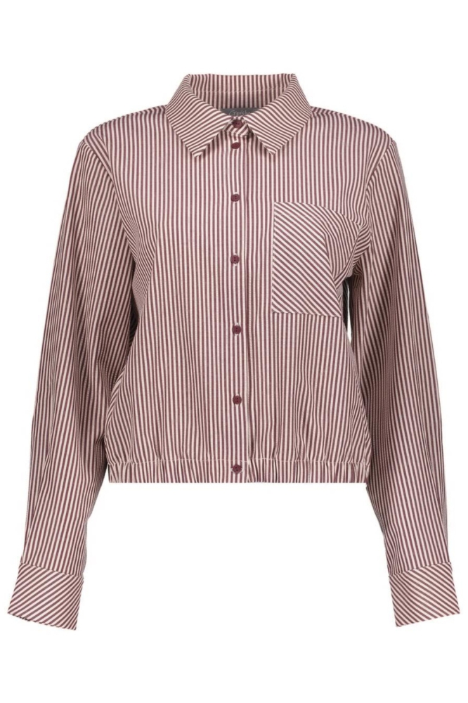 Geisha bordeaux dames blouse | Vooraanzicht