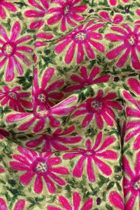 Ydence roze dames blouse | Kleurstaal