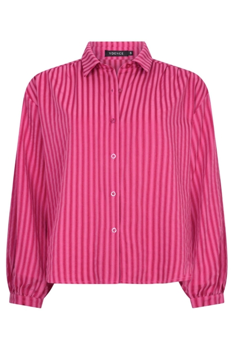 Ydence roze dames blouse | Vooraanzicht