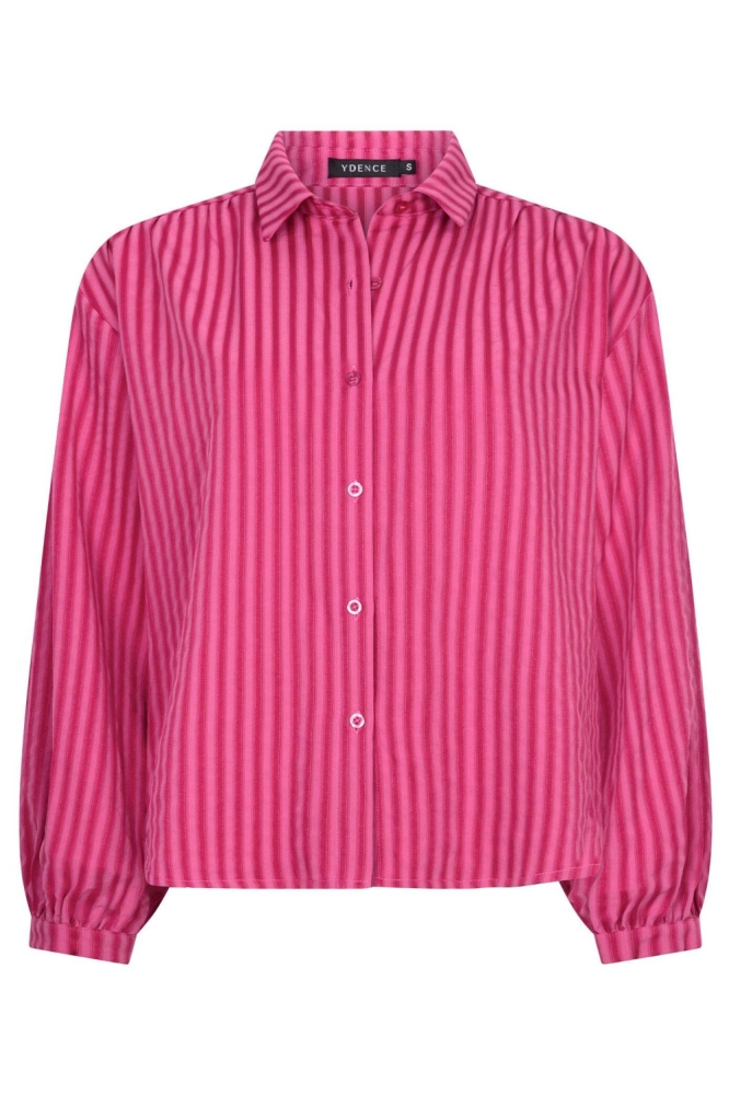 Ydence roze dames blouse | Vooraanzicht
