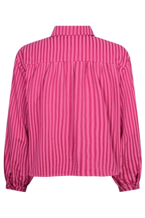 Ydence roze dames blouse | Achteraanzicht