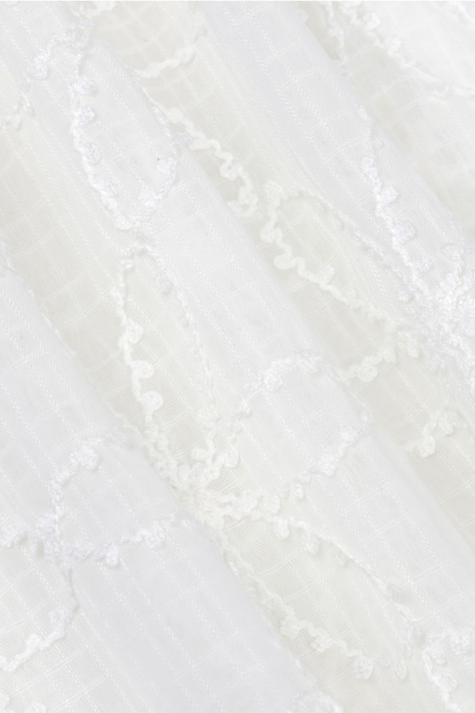 Ydence witte dames blouse | Kleurstaal