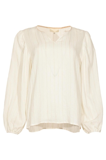 Maicazz Blouse MOURANTI BLOUSE SP26 20 516 SAND STRIPE