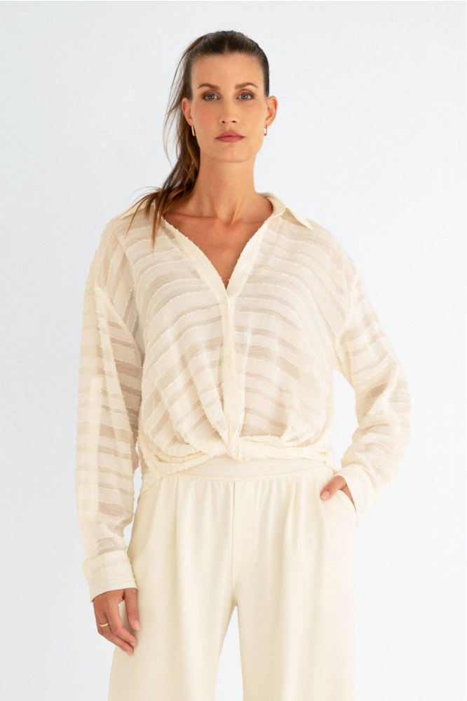 Maicazz witte dames blouse | 