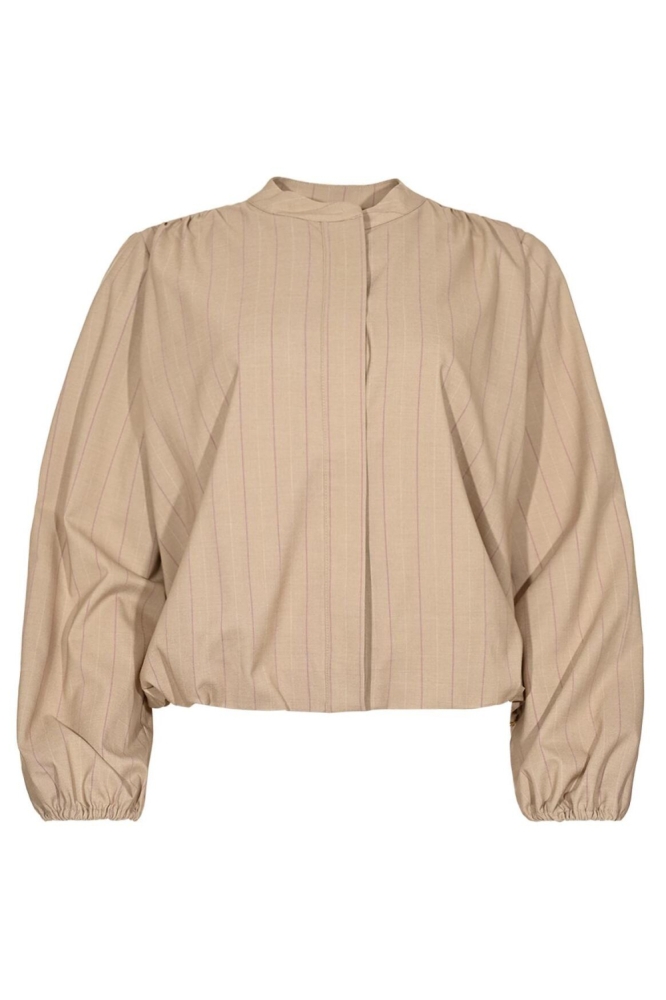 Maicazz beige dames blouse | Vooraanzicht