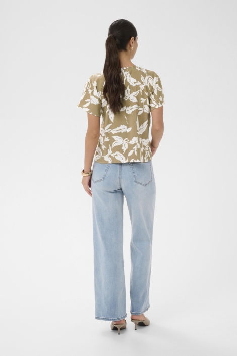 Kaffe camel dames blouse | Model