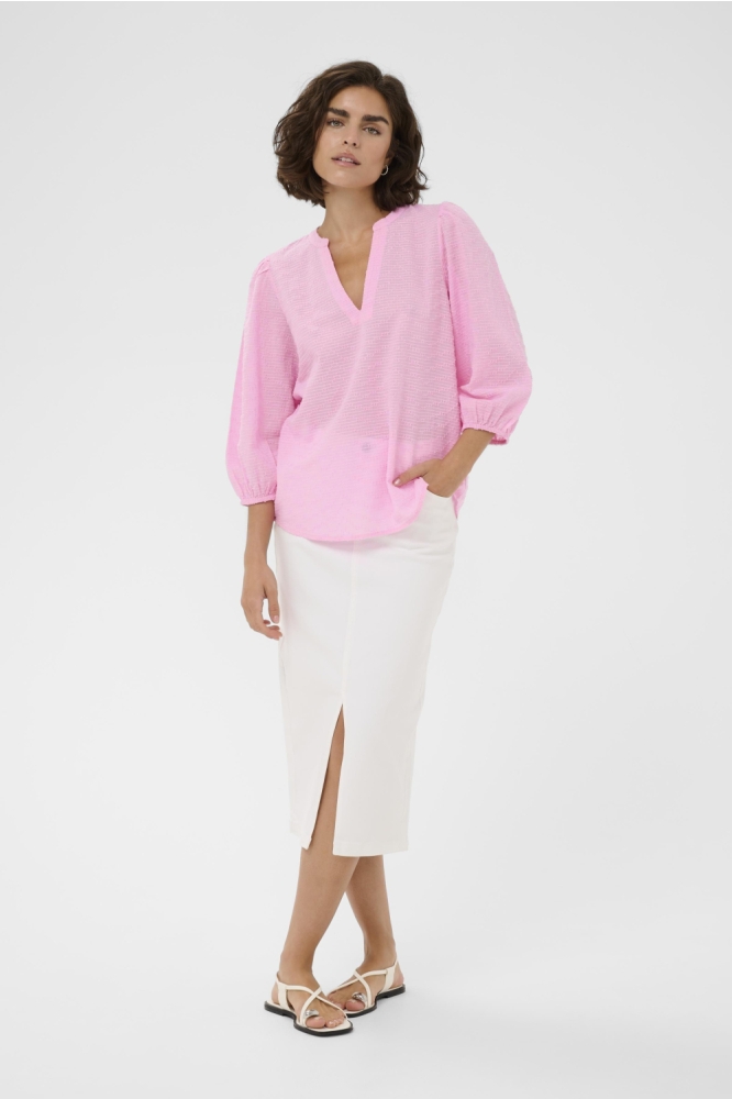 Kaffe roze dames blouse | Model