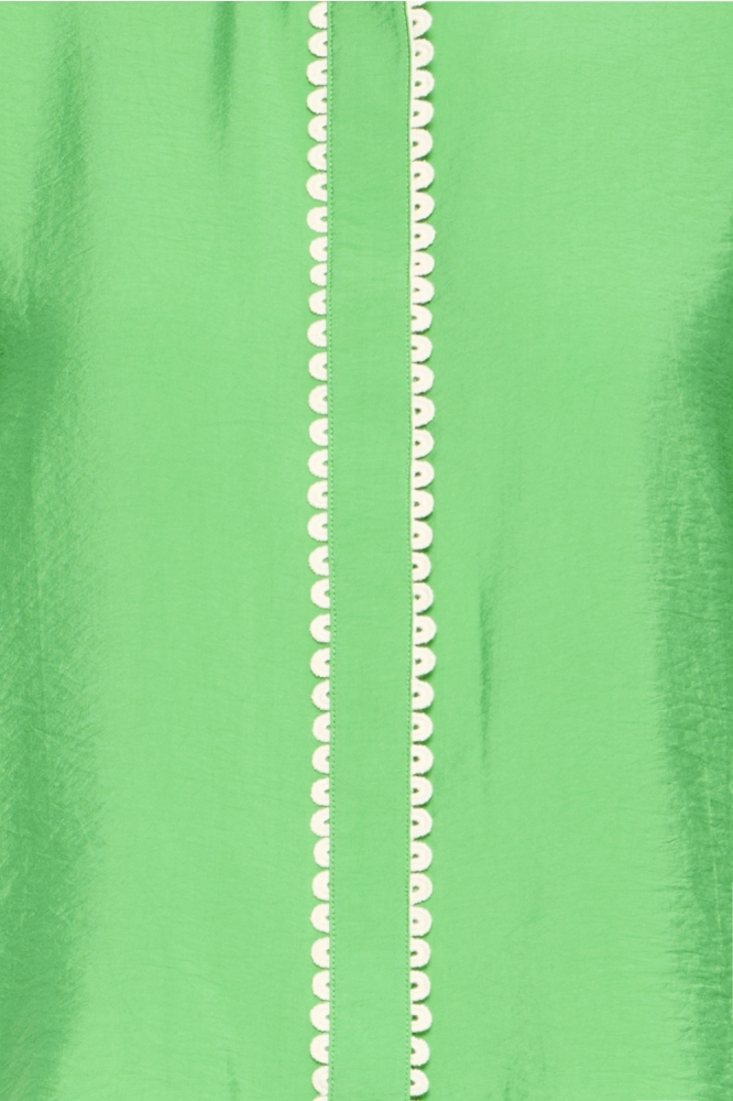 Ichi groene dames blouse | Unique Selling Point