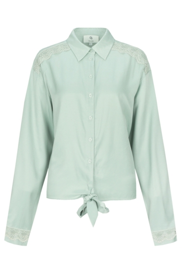 C&S The Label Blouse LIVIA BLOUSE 26ZOC01 773 WILLOW GREEN