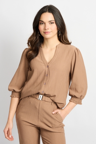 C&S The Label Blouse LAILA BLOUSE 26ZZC06 507 LATTE