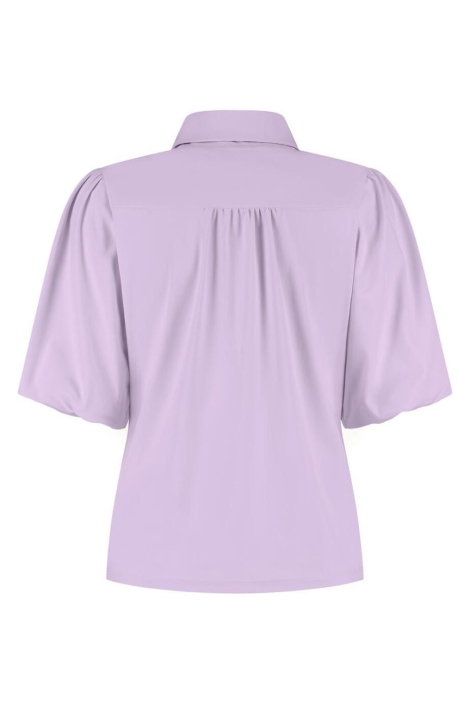 Lady Day paarse dames blouse | Achteraanzicht
