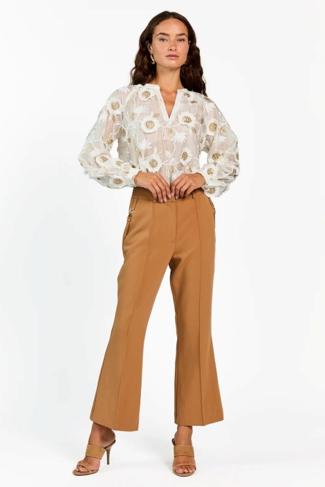 Aaiko witte dames blouse | Model