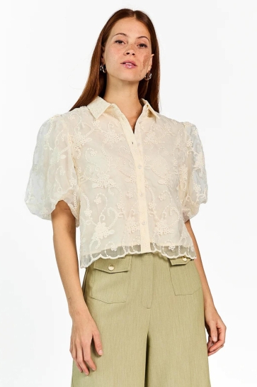 Aaiko Blouse ANDRA PA 503 114300 LES BLANCS