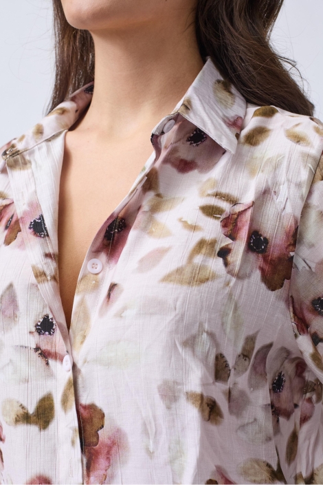 SisterS point roze dames blouse | Close up