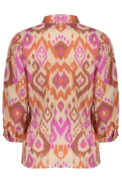 Geisha beige dames blouse | Achteraanzicht