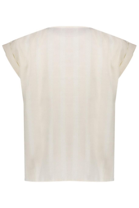 Geisha zand dames blouse | Achteraanzicht