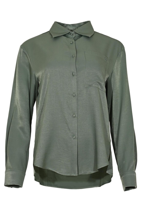 Maicazz groene dames blouse | Vooraanzicht