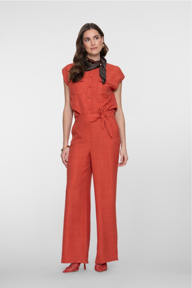 Geisha oranje dames blouse | Model