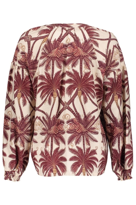 Geisha multi color dames blouse | Achteraanzicht