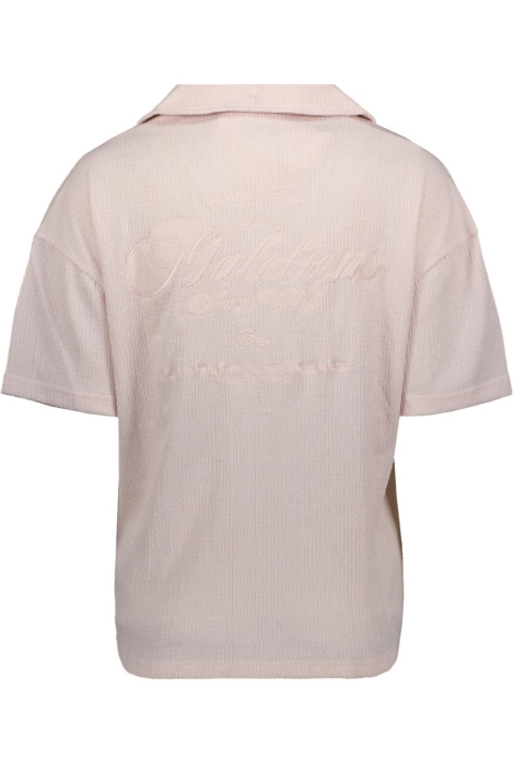 Malelions roze dames blouse | Achteraanzicht