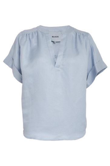 Minus Blouse JUNO LINEN BLOUSE MI6936 2284 SKYWAY BLUE