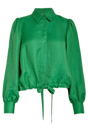 Minus Blouse JUNO LINEN SHIRT MI6937 3032 GREENBRIAR