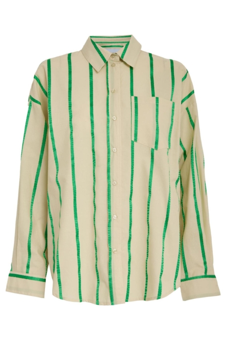 Minus camel dames blouse | Vooraanzicht