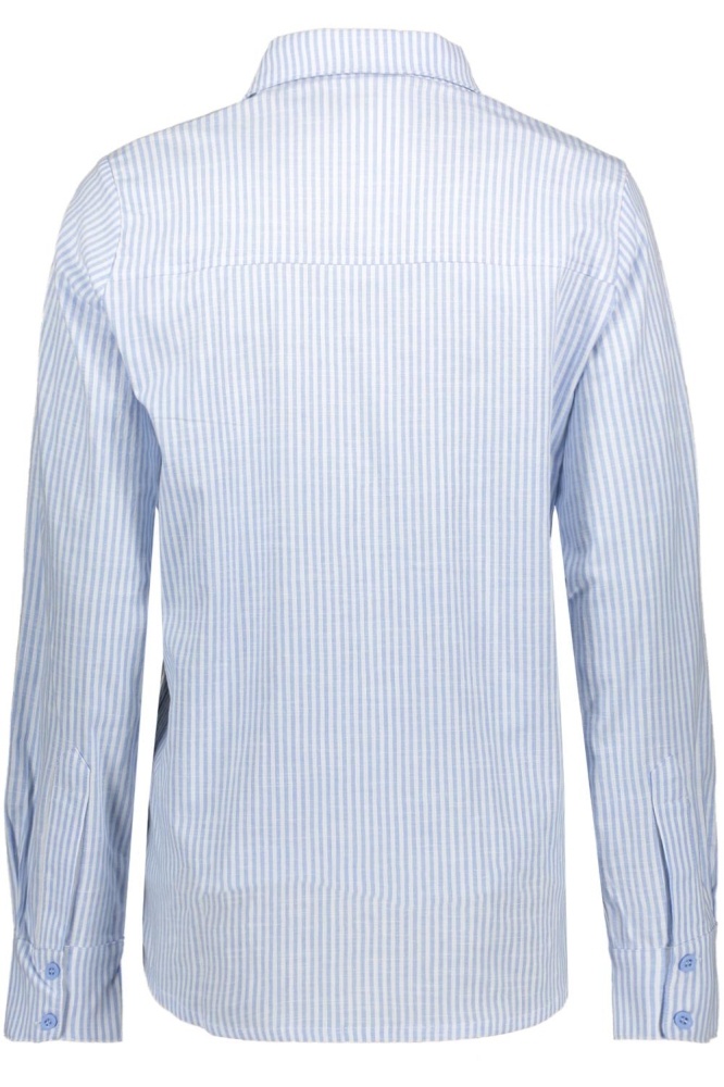 Malelions blauwe dames blouse | Achteraanzicht