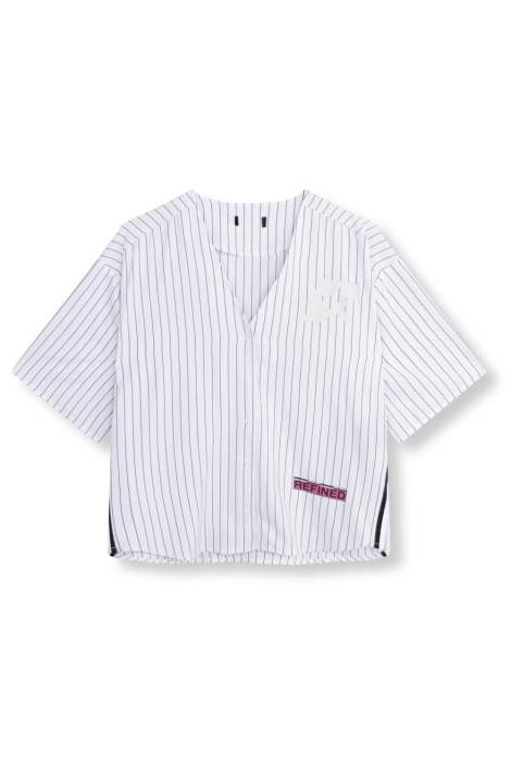 Refined Department witte dames blouse | Vooraanzicht