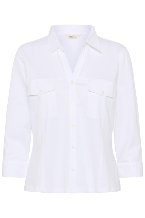 Part Two witte dames blouse | Vooraanzicht