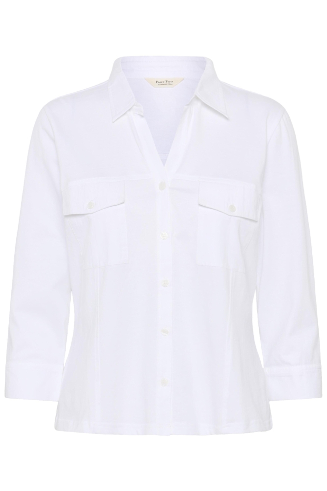 Part Two witte dames blouse | Vooraanzicht