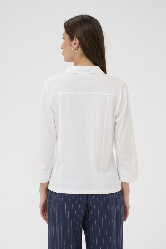 Part Two witte dames blouse | Model achteraanzicht