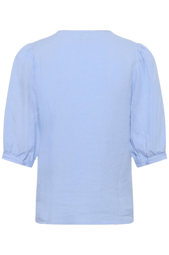 Part Two blauwe dames blouse | Achteraanzicht