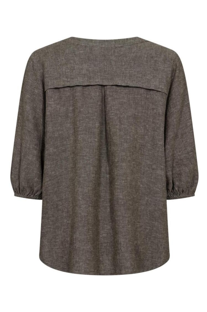 Freequent camel dames blouse | Model