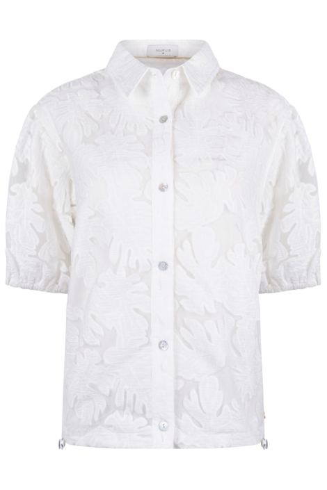 Nukus witte dames blouse | Vooraanzicht