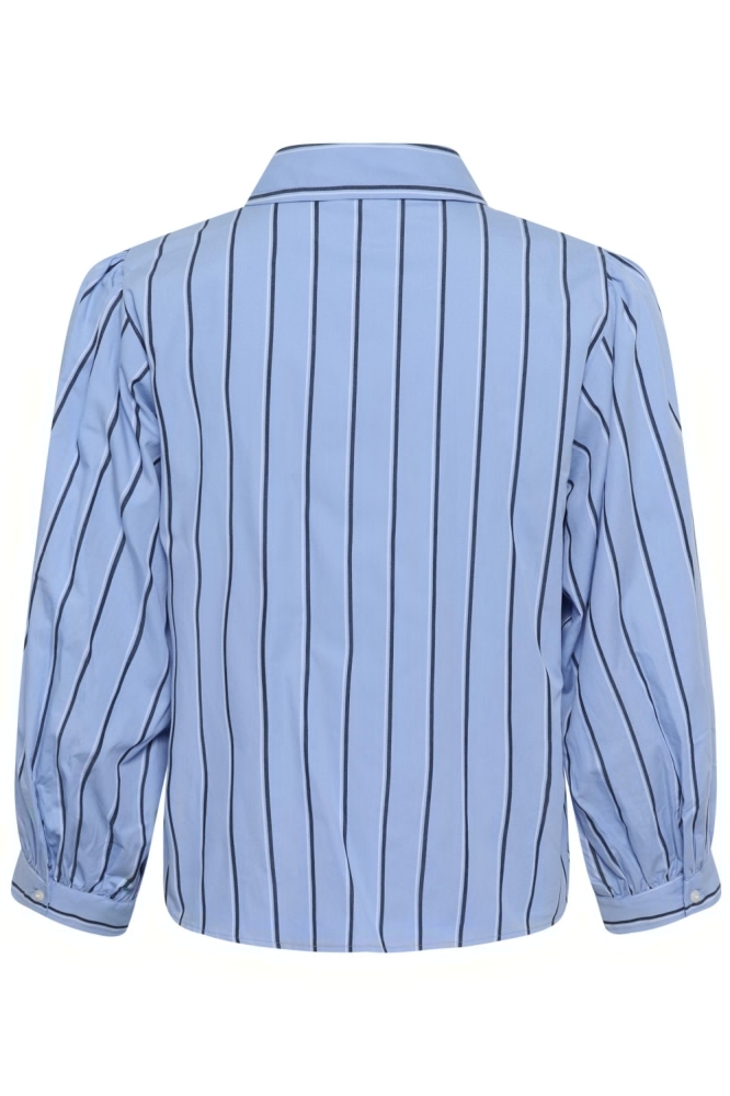 Part Two blauwe dames blouse | Achteraanzicht