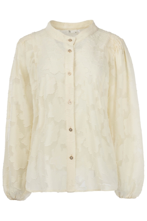 NED ecru dames blouse | Vooraanzicht