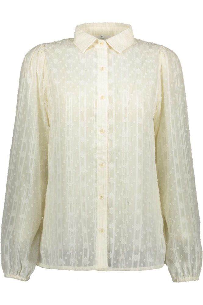 NED ecru dames blouse | Vooraanzicht