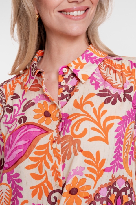 Geisha oranje dames blouse | Unique Selling Point