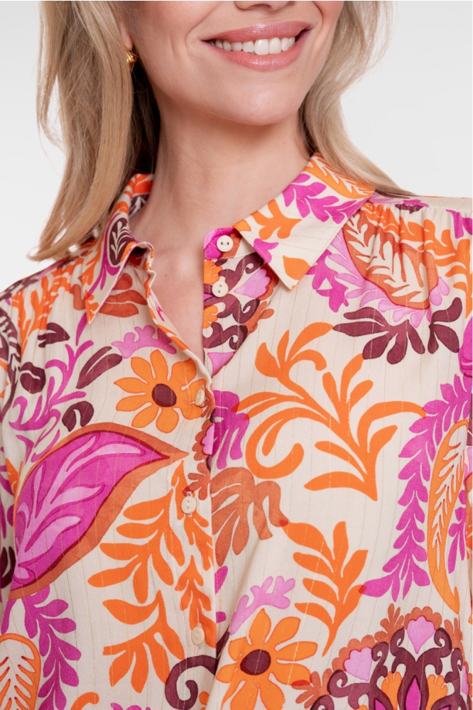 Geisha oranje dames blouse | Unique Selling Point