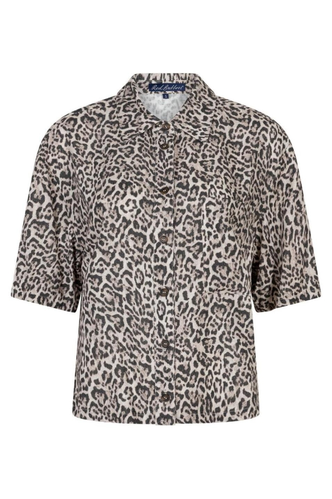 Red Button beige dames blouse | Vooraanzicht